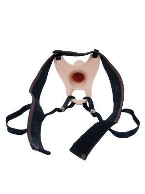 Proteza strap-on pusta przedłużająca penisa 24cm - image 2