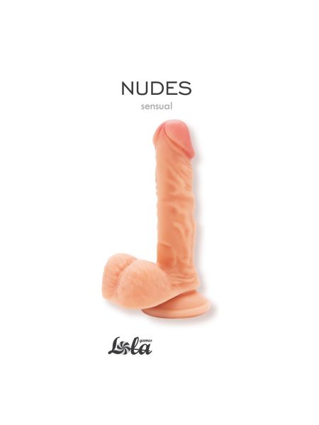 Realistyczny żylasty penis dildo z wielkimi jajami 12,5 - 2