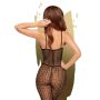 Bodystocking sex siateczka wycięty otwarty krok XL - 4