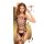 Bodystocking top pończochy otwarte erotyczne XL