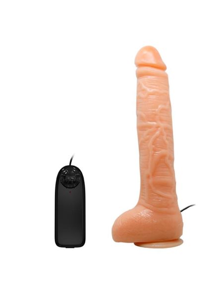 Sztuczny penis z wibracjami realistyczne dildo - 3