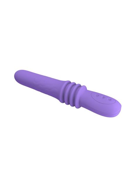 Wibrator posuwisty pchający sex 25cm 12 trybów USB - 5