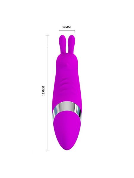 Masażer sex stymulator do łechtaczki 12 trybów 12cm - 5