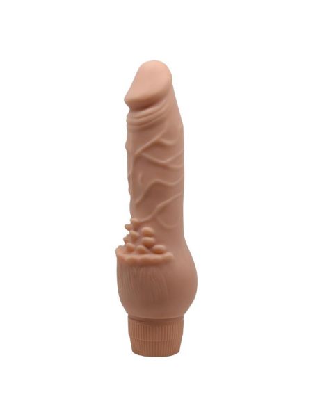 Realistyczny penis z wypustkami do łechtaczki 19cm - 3