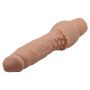 Realistyczny penis z wypustkami do łechtaczki 19cm - 8