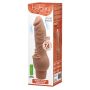 Realistyczny penis z wypustkami do łechtaczki 19cm - 2