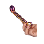 GLAMOUR GLASS RIBBED G-SPOT DILDO - 9