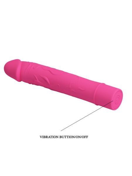 Klasyczny wibrator realistyczny penis 10 trybów 15cm - 5