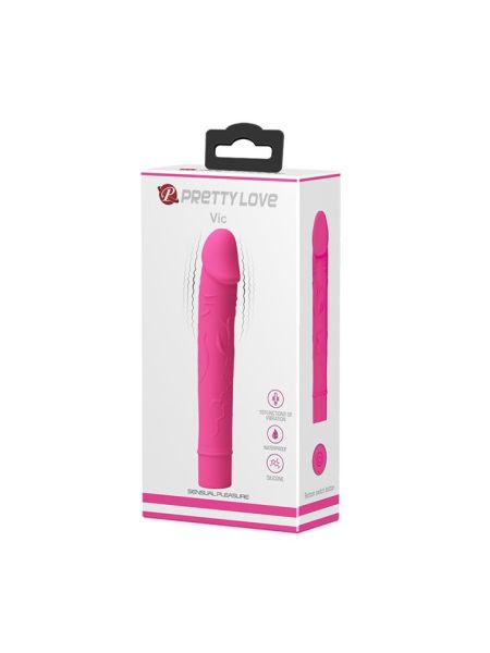 Klasyczny wibrator realistyczny penis 10 trybów 15cm - 7