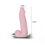 Penis członek dildo z pasem strap-on dmuchane 16cm - 6