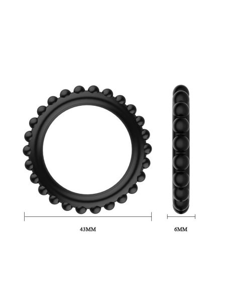 Zestaw 3x pierścień erekcyjny na penisa jądra sex - 6