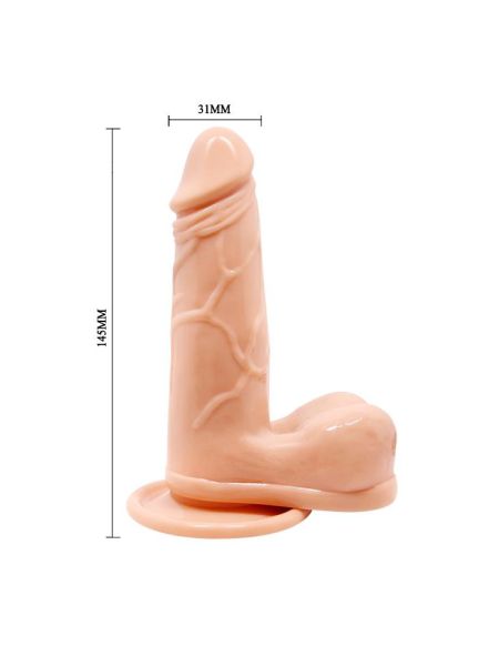 Realistyczny penis rotacyjne dildo z wibracjami - 9