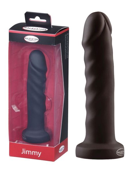 Miękkie silikonowe dildo z mocną przyssawką 16 cm