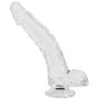 Członek z jądrami penis dildo z przyssawką 22cm - 3