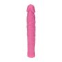 Różowe dildo żylaste wodoodporne gumowe 16,5 cm - 5