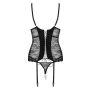 Komplet gorset stringi sex Obsessive Laurise L/XL - 5