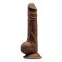 Dildo silikonowe grube żylaste penis z przyssawką - 2