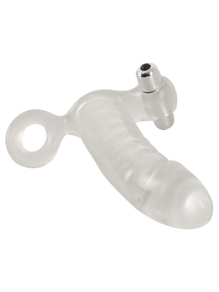 Crystal Clear Vibrating Sleeve - 5