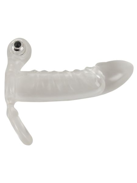 Crystal Clear Vibrating Sleeve - 7