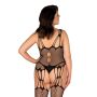 Bodystocking otwarty krok Obsessive G321 XL/XXL - 3