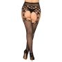 Garter stockings pończochy Obsessive S816 XL/XXL - 3