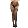 Pończochy garter stockings Obsessive S817 XL/XXL - 2