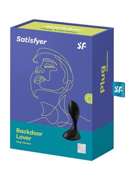 Korek analny wibrujący Satisfyer Backdoor Lover czarny - 5