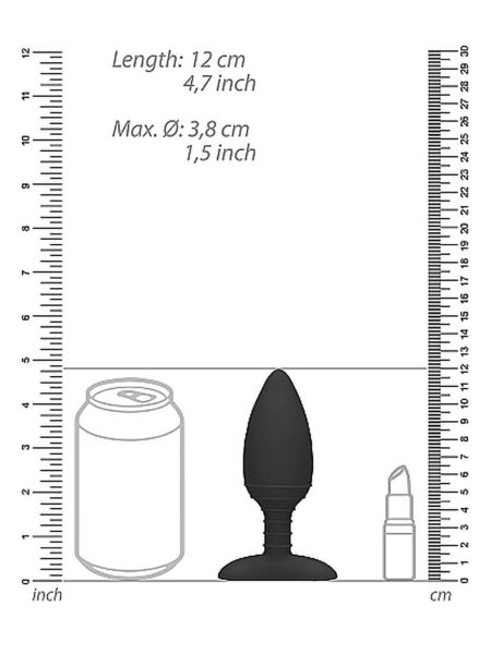 Wtyczka analna podgrzewana ciepła zatyczka 12cm - 3