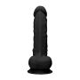 Dildo grube żylasty realistyczny penis przyssawka 17,8cm - 5