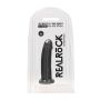 Czarne zagięte silikonowe dildo mocna przyssawka 15 cm - 3