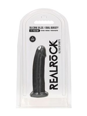 Czarne zagięte silikonowe dildo mocna przyssawka 15 cm - image 2