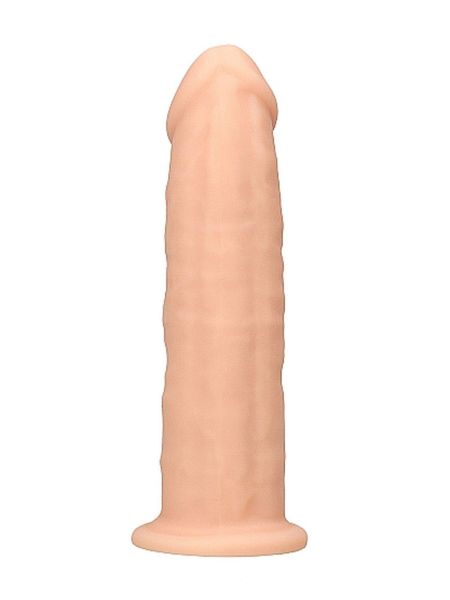 Żylaste silikonowe dildo mocna przyssawka 15 cm - 4