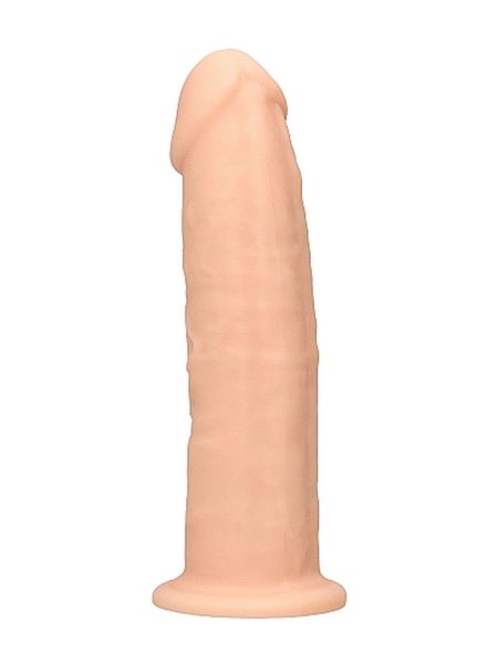 Żylaste silikonowe dildo mocna przyssawka 15 cm