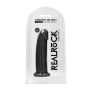 Silicone Dildo Without Balls - 22,8 cm - Black - 3