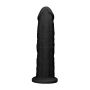 Silicone Dildo Without Balls - 22,8 cm - Black - 5