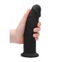 Silicone Dildo Without Balls - 22,8 cm - Black - 10