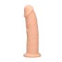 Silicone Dildo Without Balls - 22,8 cm - Flesh - 4