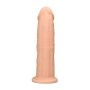 Silicone Dildo Without Balls - 22,8 cm - Flesh - 5