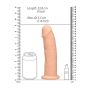 Silicone Dildo Without Balls - 22,8 cm - Flesh - 9