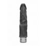 7" / 17 cm Realistic Vibrating Dildo - Black - 5