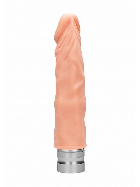 7" / 17 cm Realistic Vibrating Dildo - Flesh