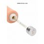 7" / 17 cm Realistic Vibrating Dildo - Flesh - 8