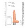 7" / 17 cm Realistic Vibrating Dildo With Balls - Flesh - 6