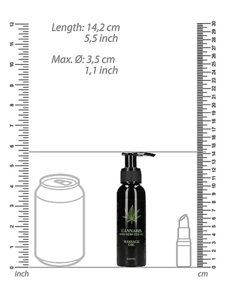 Olejek do masażu erotycznego konopie 100ml - 2