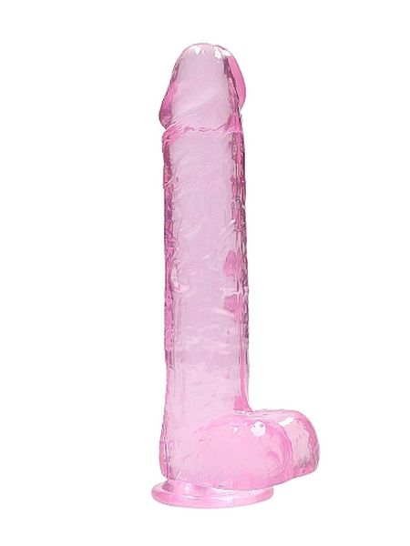 9" / 23 cm Realistic Dildo With Balls - Pink