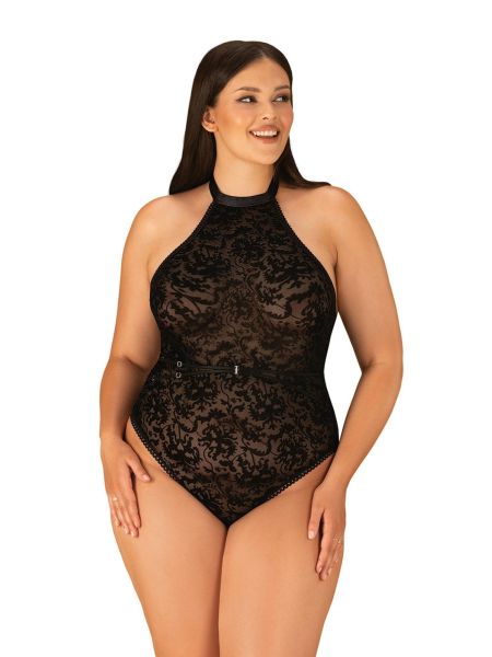 Body prześwitujace erotyczne Obsessive Softily 2XL