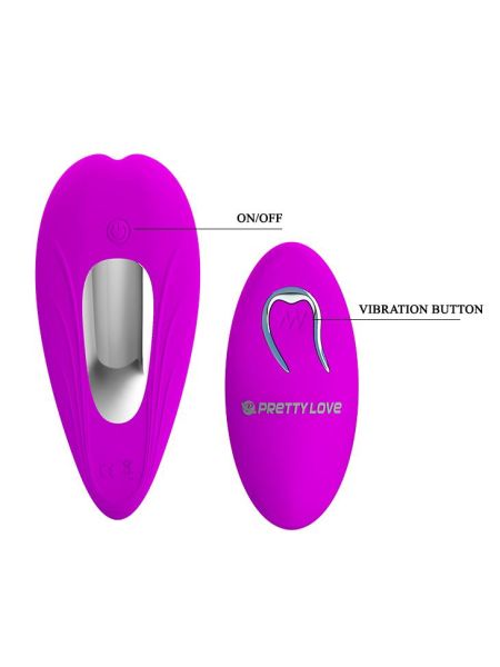 Wibrator masażer waginalny analny pilot 12 trybów - 7
