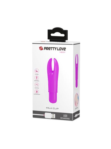 Masażer łechtaczki mini wibrator sex 12 trybów 9cm - 9