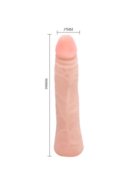 Dildo sztuczny członek wyginany realistyczny 19cm - 6