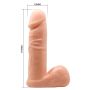 Uprząż lesbijska dildo penis członek strapon 17cm - 8